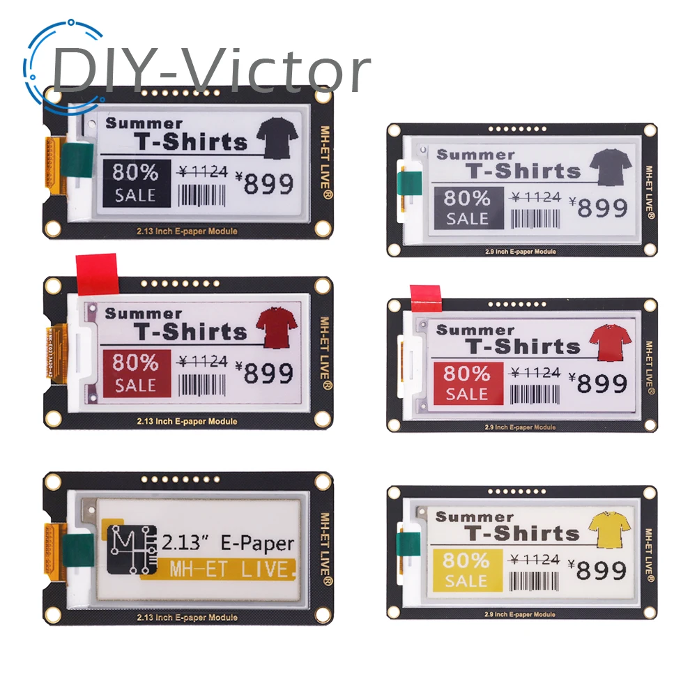 2.9 "2,9 Inch Epaper Modul E-papier E-Tinte EInk Display Bildschirm SPI Unterstützung Für Arduino UNO STM32