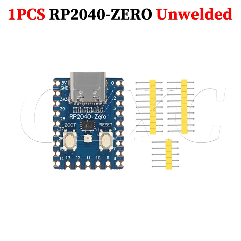 RP2040-Zero RP2040 Mikrocontroller PICO Entwicklungsboard Dual-Core 264 KB Cortex M0+ Prozessor 2 MB Flash