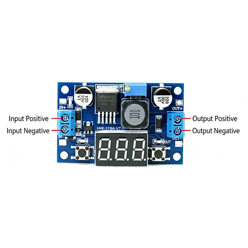 LM2596 LM2596S Digitales Voltmeter Einstellbares DC-DC Buck – Bild 5