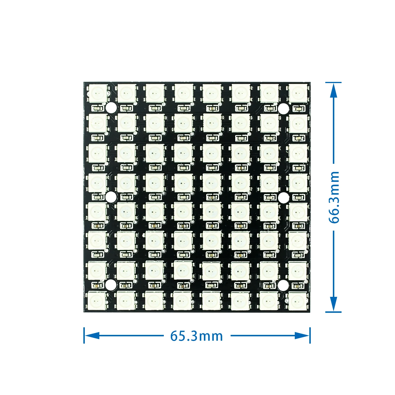 WS2812 LED 5050 RGB 8x8 4 16 25 64 LED-Matrix – Bild 2