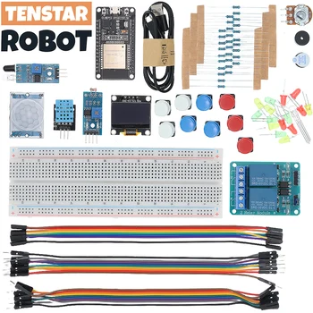 Basic Starter Kit für ESP32 ESP-32S WIFI Development Board für Arduino Project Learning Kit mit Tutorials