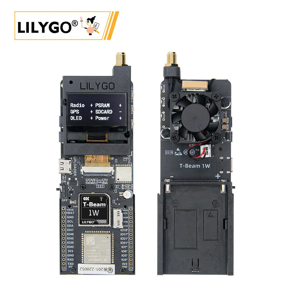 LILYGO T-BEAM 1W ESP32-S3 LoRa SX1262 Modul mit GPS & 1,3 Zoll OLED-Display