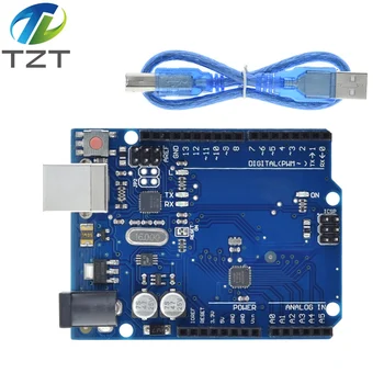 TZTUNO R3 ATMEGA16U2 ATMEGA328P-MU Chip mit Kabel für Arduino UNOR3 Entwicklungsboard