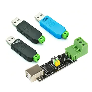 USB 2.0 zu TTL RS485 Serieller Konverter Adapter FTDI Modul FT232RL Doppelfunktionsschutz TTL zu RS-485 MAX485