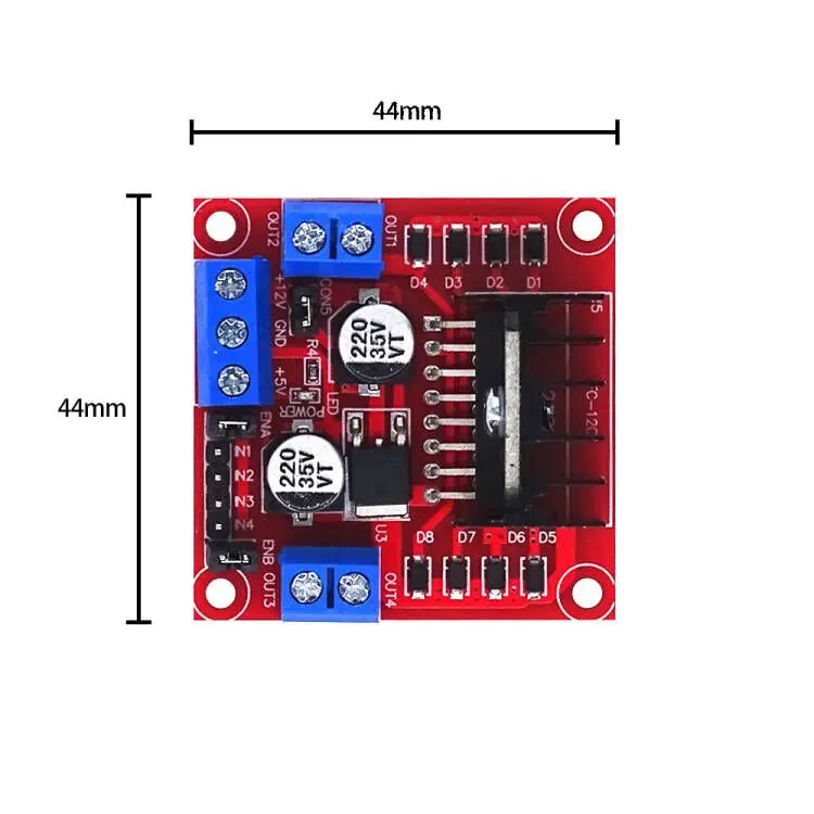 L298N Treiberplatinenmodul L298 Schrittmotor Smart Car Robot – Bild 5