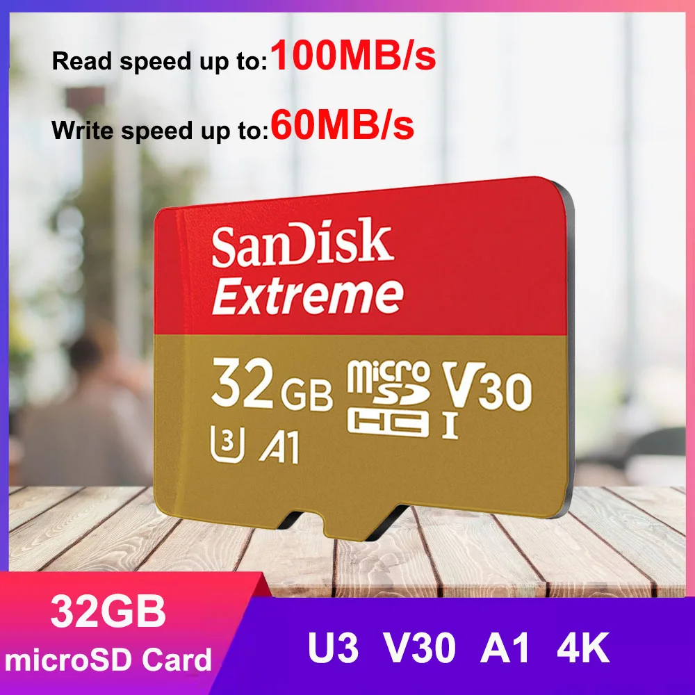 SanDisk High ENDURANCE Micro SD-Karte 32GB 64GB 128GB 256GB Hochgeschwindigkeits-Lese- und Schreibkarte