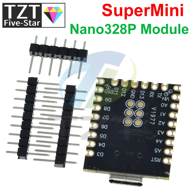 TZT 1/2PCS NANO V3.0 / Nano SuperMini Typ-C Entwicklungsboard – Bild 6