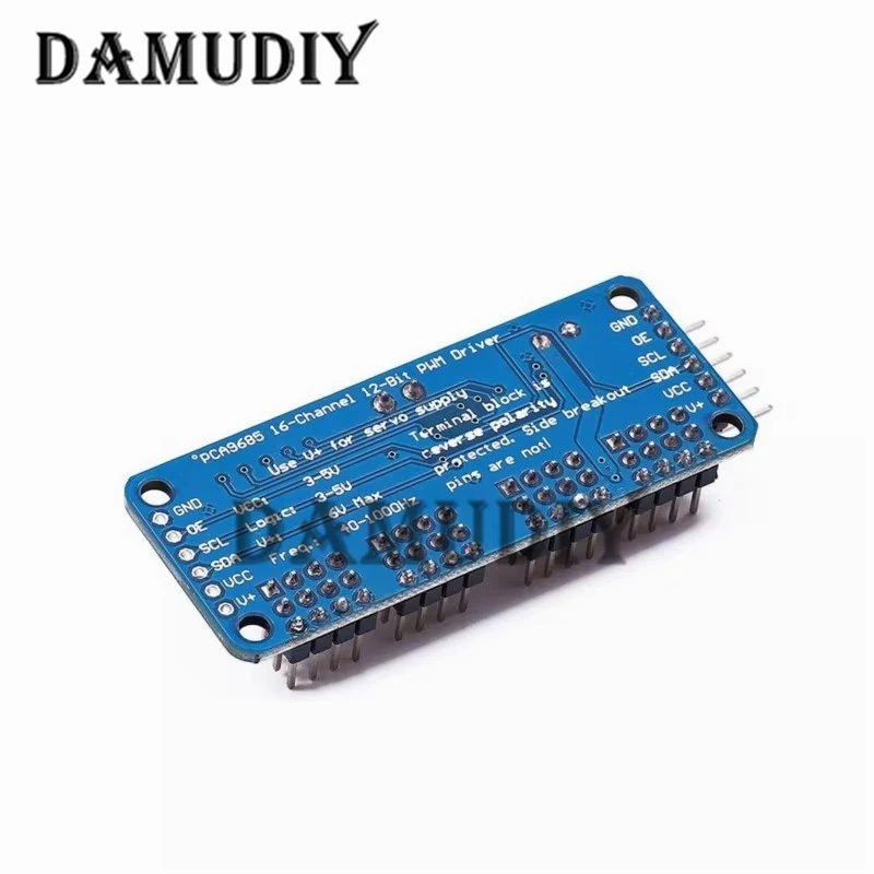 PCA9685 16-Kanal 12-Bit-PWM-Servomotortreiber I2C-Modul Roboter – Bild 5