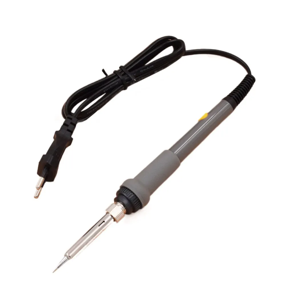 220V Elektrische Lötkolben Set Einstellbare Temperatur Schweißen Werkzeuge Eu-stecker 200-450 Grad. C mit 5