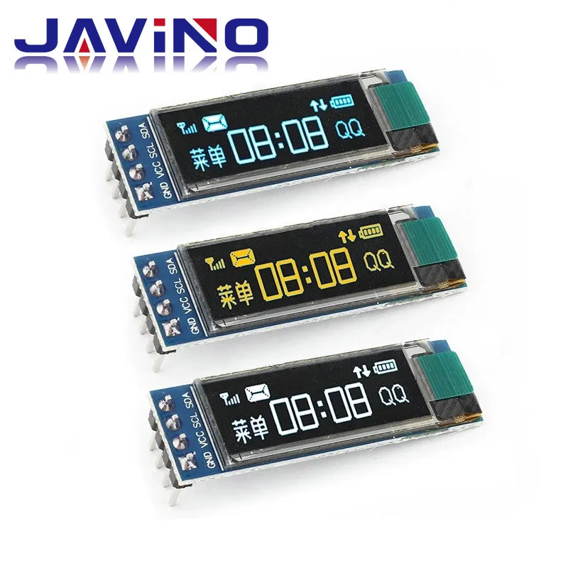 0,91 inch OLED modul 0.91 "weiß/Blau OLED 128X32 OLED LCD LED SSD1306 – Bild 6