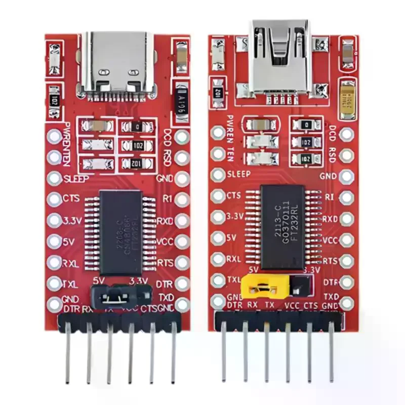 USB ZU TTL Mini/Typ-C FT232RL FT232 FTDI USB 3,3 V 5,5 V Zu TTL Serielle Adapter modul Für Arduino FT232 Pro
