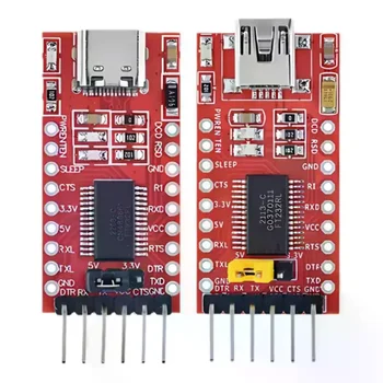 USB ZU TTL Mini/Typ-C FT232RL FT232 FTDI USB 3,3 V 5,5 V Zu TTL Serielle Adapter modul Für Arduino FT232 Pro