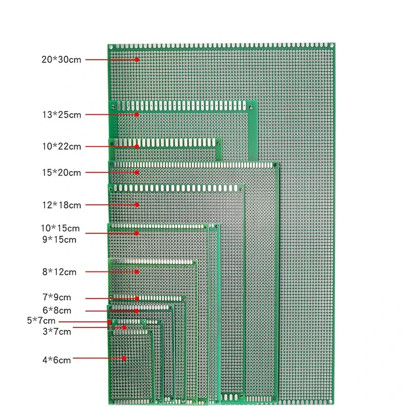 7x9 7*9cm Double Side Prototyp PCB Verzinnt Universal Board – Bild 6