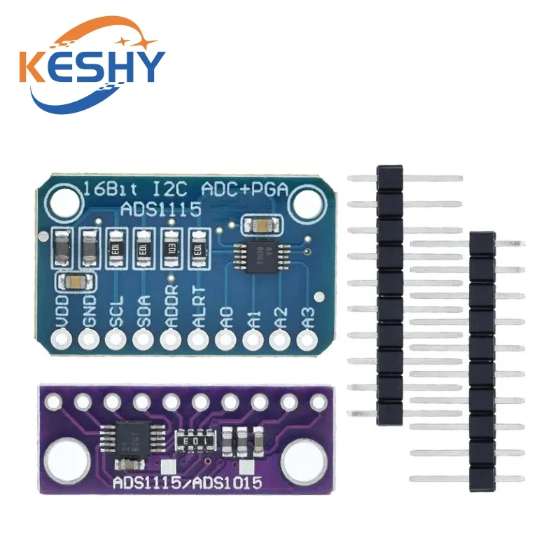 I2C ADS1115 ADS1015 16-Bit-ADC-4-Kanal-Modul mit programmierbarem – Bild 3