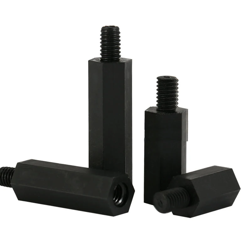 Stecker auf Buchse, weiß/schwarz, PCB-Nylon-Abstandshalter, M2, M2,5 – Bild 2