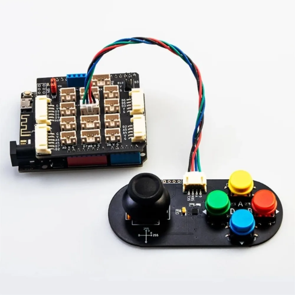 Mini-I2C-Joystick-Gamepad-Modul für Arduino/Raspberry Pi - 4 Tasten – Bild 2