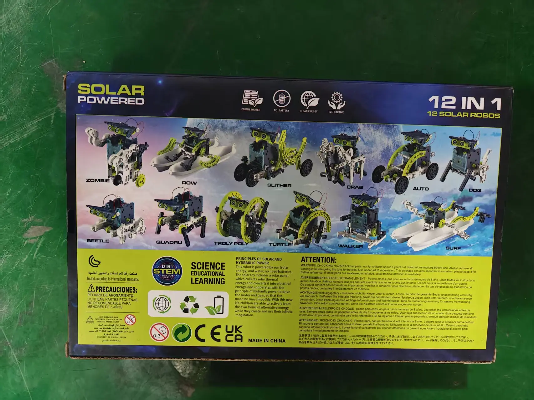 Solarbetriebenes 12-in-1 STEM Solar Root 567A Baustein-Set für Kinder – Bild 2