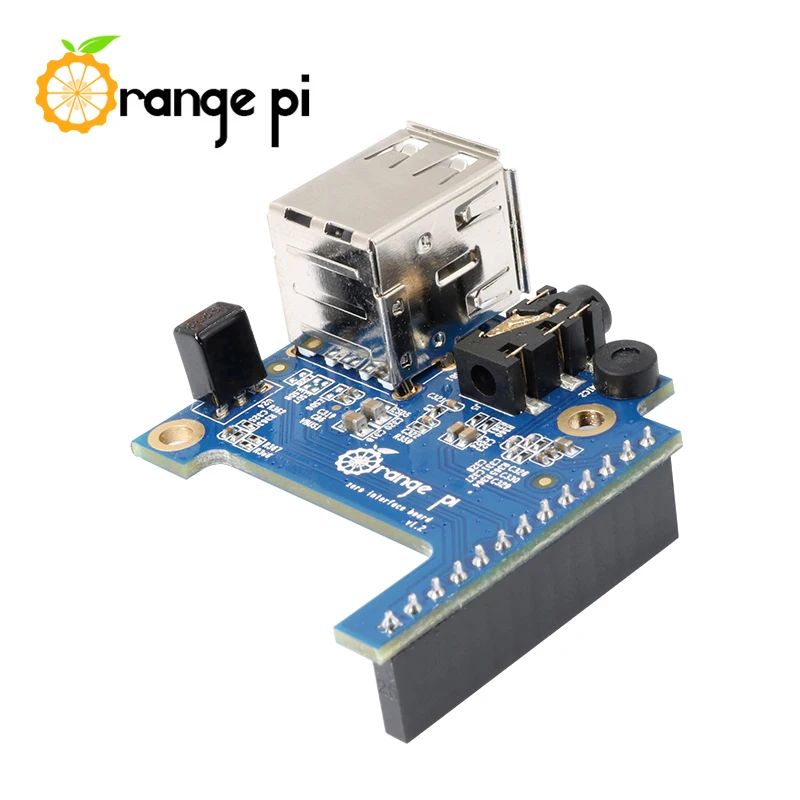 Orange Pi Zero Erweiterungsplatine USB 2.0 x2 Audio Video Mic – Bild 3