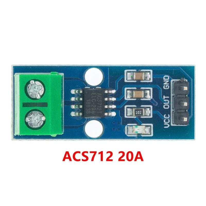 Hall-Stromsensormodul ACS712-Modul 5A 20A 30A Hall-Stromsensormodul – Bild 4