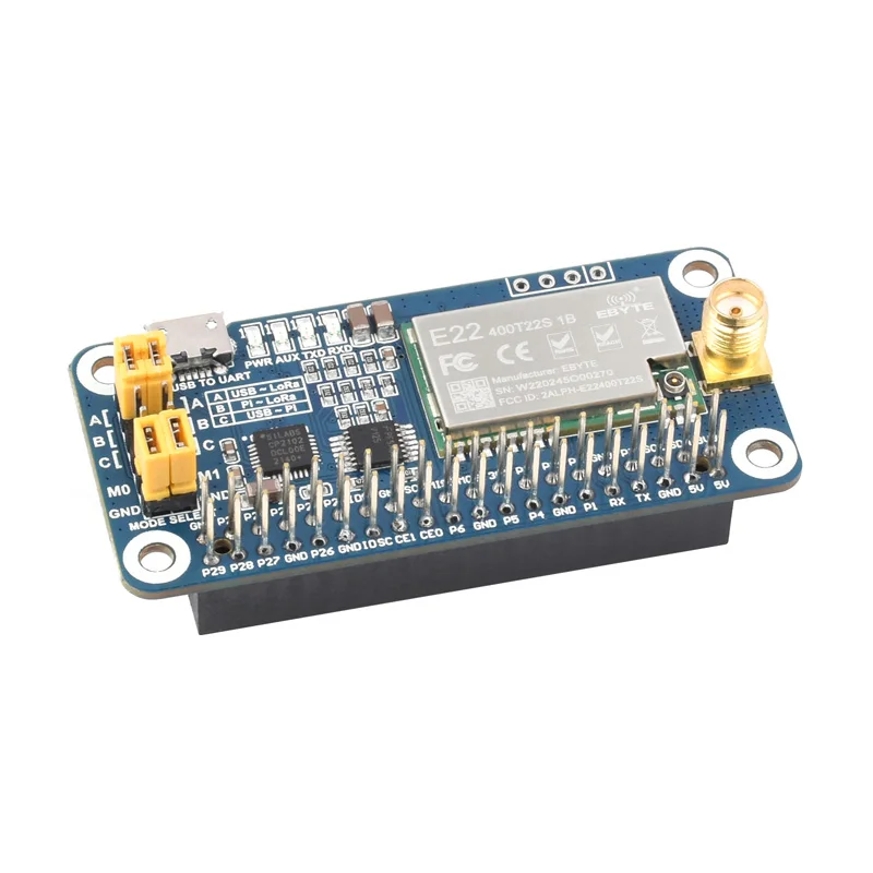 Raspberry Pi SX1262 / SX1268 LoRa HAT 433M / 470M / 868M / 915M Option – Bild 5