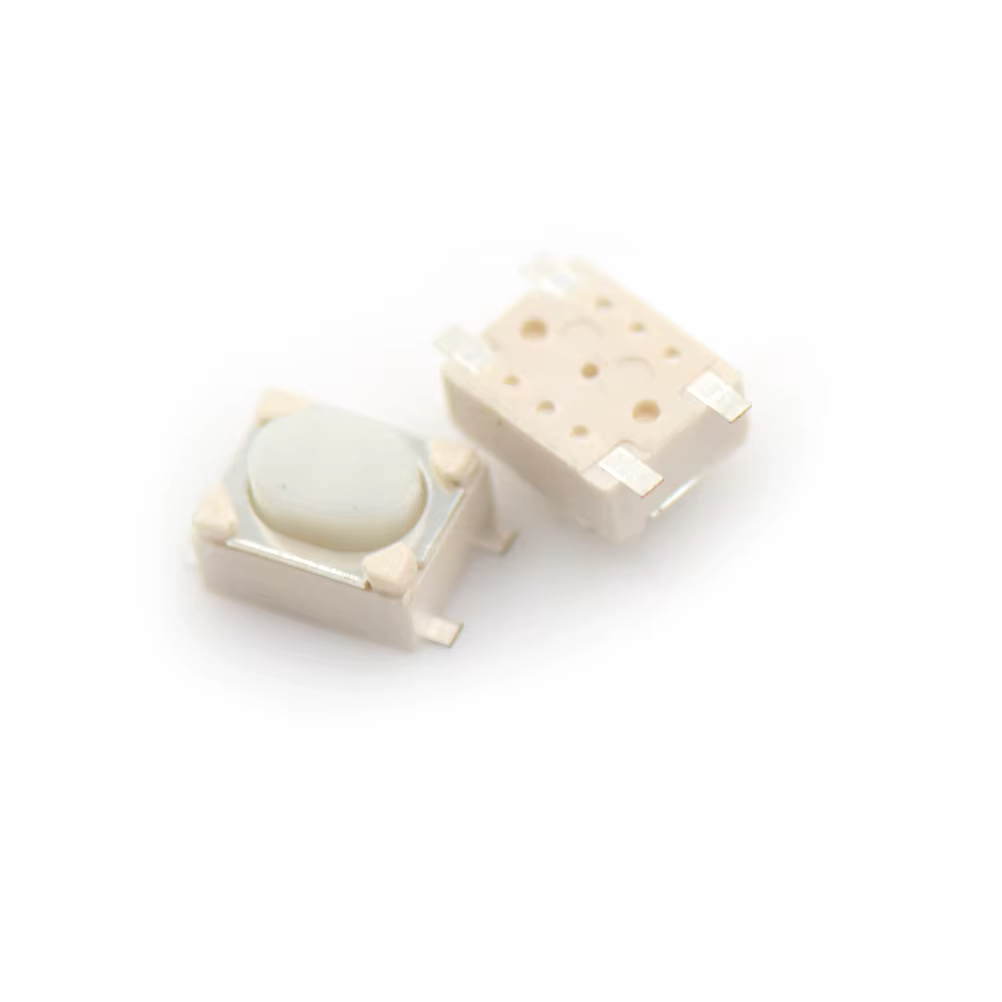 Micro Button Tact Switch SMD 4Pin 3X4X2,5 MM Weiß Tactile (50 Stück) – Bild 4