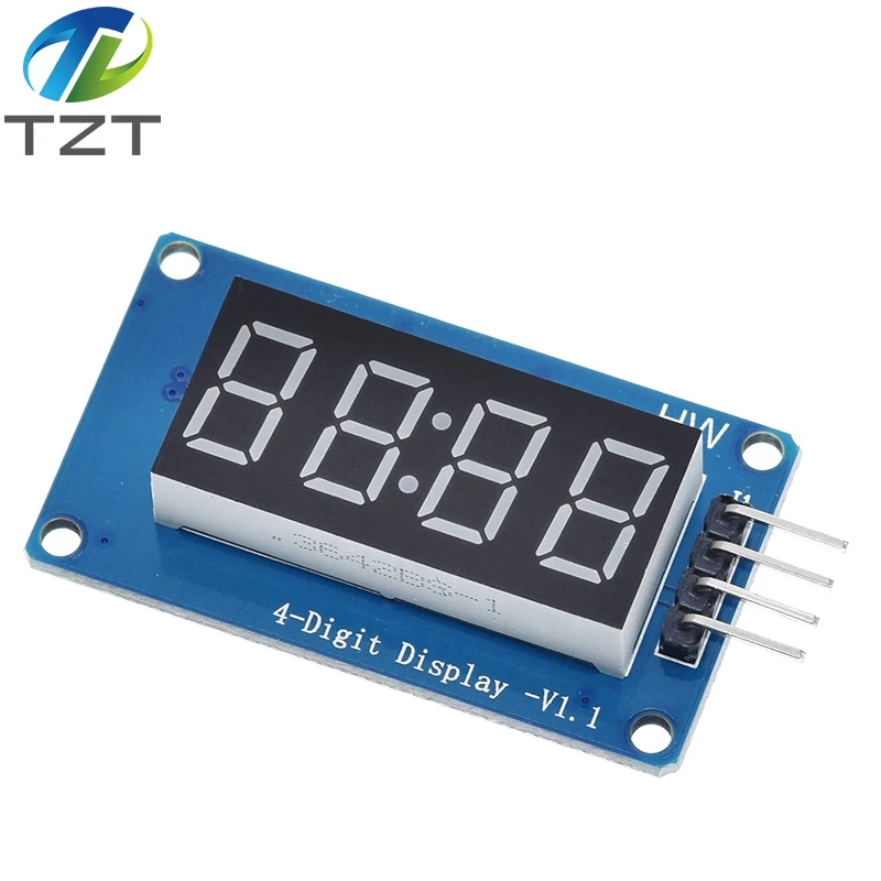 TM1637 LED Display Modul Für Arduino 7 Segment 4 Bits 0,36 Inch Uhr – Bild 6