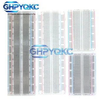 GHPYQKC MB-102 Lötfreies Steckbrett 400/830 Punkte Prototyp PCB Breadboard für Proto Shield