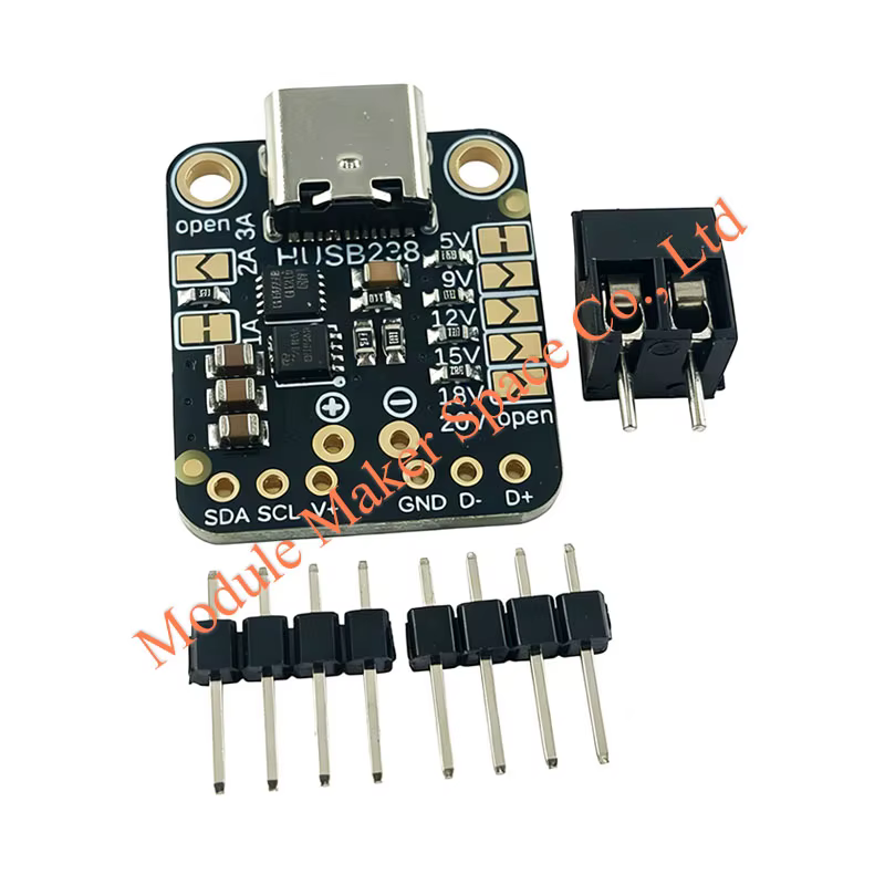 HUSB238 USB-C PD Trigger Board I2C Konfigurierbares PD Sink Modul 5V bis 20V 5A 100W USB Typ C Power Delivery