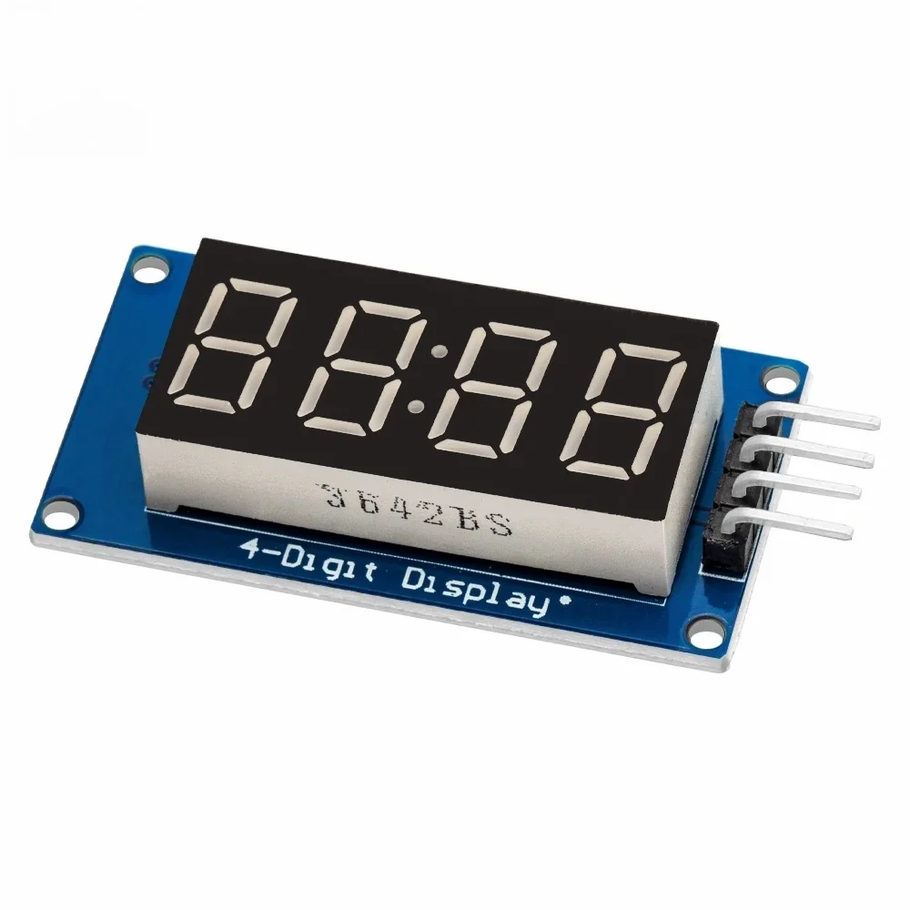 TM1637 LED-Anzeigemodul für Arduino 7 Segment 4 Bits 0,36 Zoll Uhr RED – Bild 2