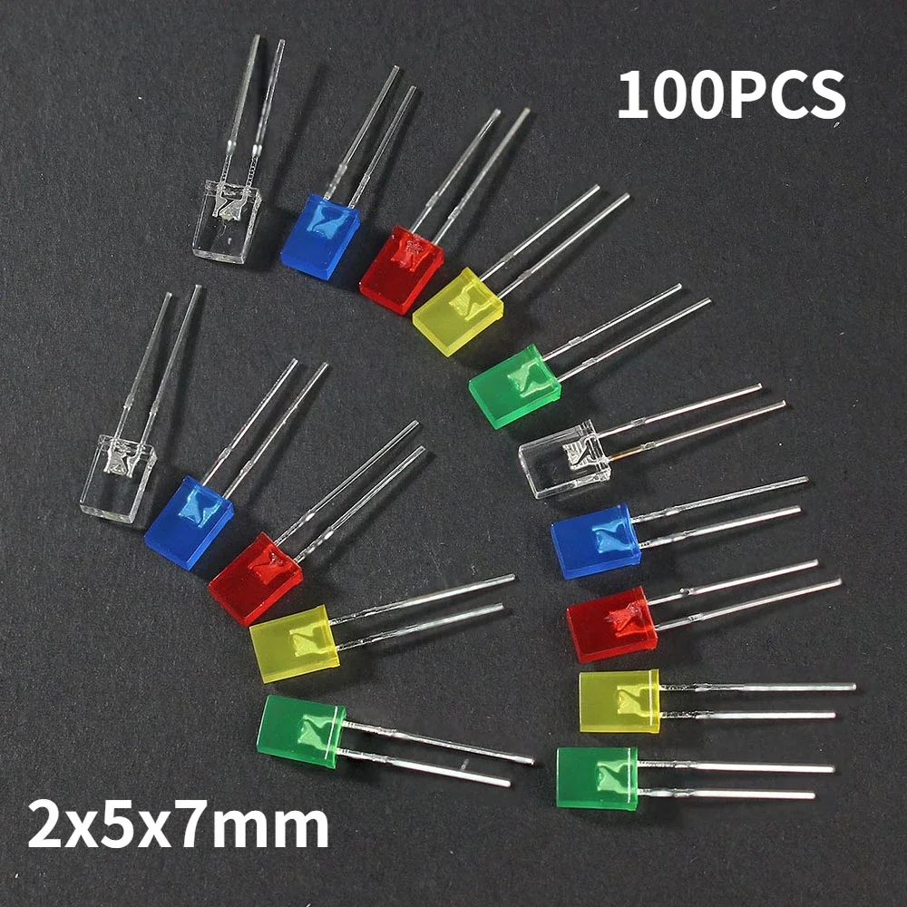 3mm LED Diode 5mm Super Helle LED Emitting Dioden (100 Stück) – Bild 3
