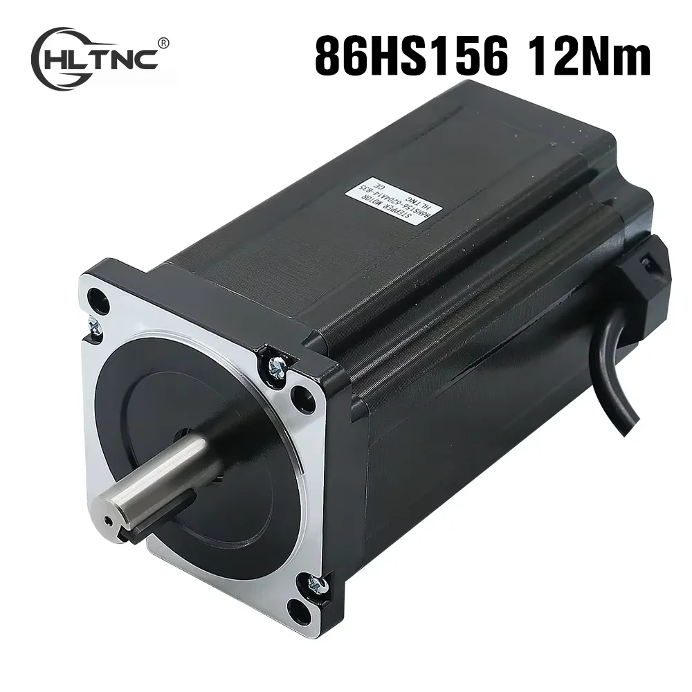 NEMA 34 Schrittmotor, hohes Drehmoment, 12,5 Nm (1700 Unzen Zoll), 6,2 A, 86 x 156 mm, 14 mm