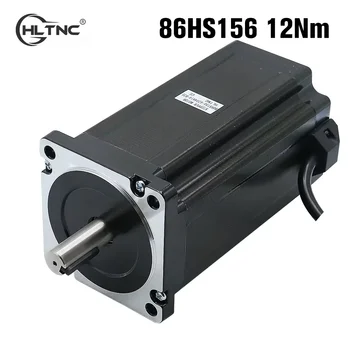 NEMA 34 Schrittmotor, hohes Drehmoment, 12,5 Nm (1700 Unzen Zoll), 6,2 A, 86 x 156 mm, 14 mm