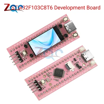 STM32F103C8T6 Entwicklungsboard 0,96 Zoll LCD TFT Bildschirm STM32 ARM Mikrocontroller Modul Typ C