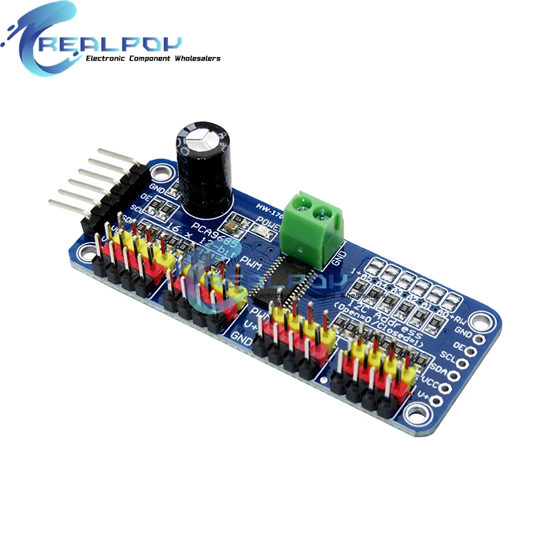 PCA9685PW 16 Kanal 12-Bit PWM Servo Shield Treiber I2C Schnittstelle – Bild 2