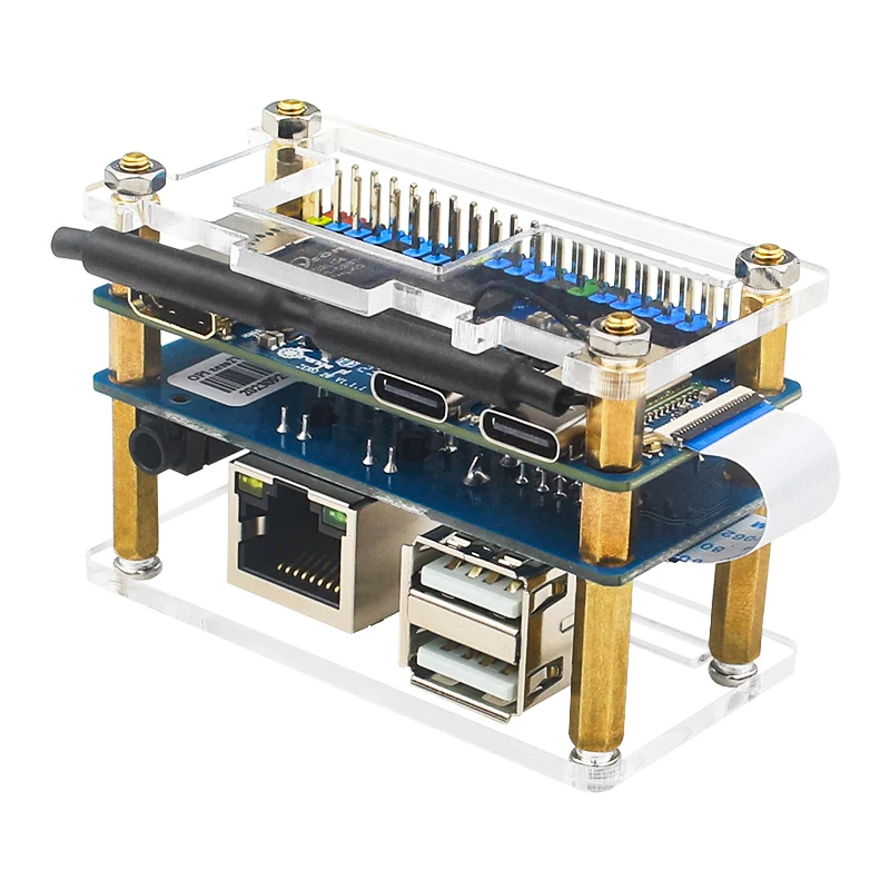 Orange Pi Zero 2 W Acrylgehäuse, transparente Schale, Schutzhülle – Bild 4