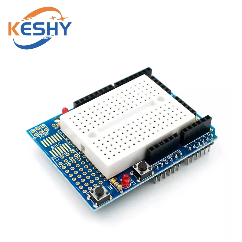 Smart Electronics UNO Proto Shield Prototyp-Erweiterungsplatine mit SYB-170 Mini-Breadboard basierend