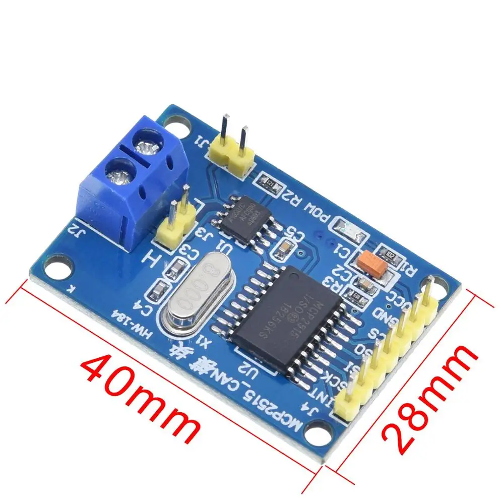 TZT 1/3/5PCS MCP2515 CAN Bus Modul Board TJA1050 Empfänger SPI Für 51 – Bild 2