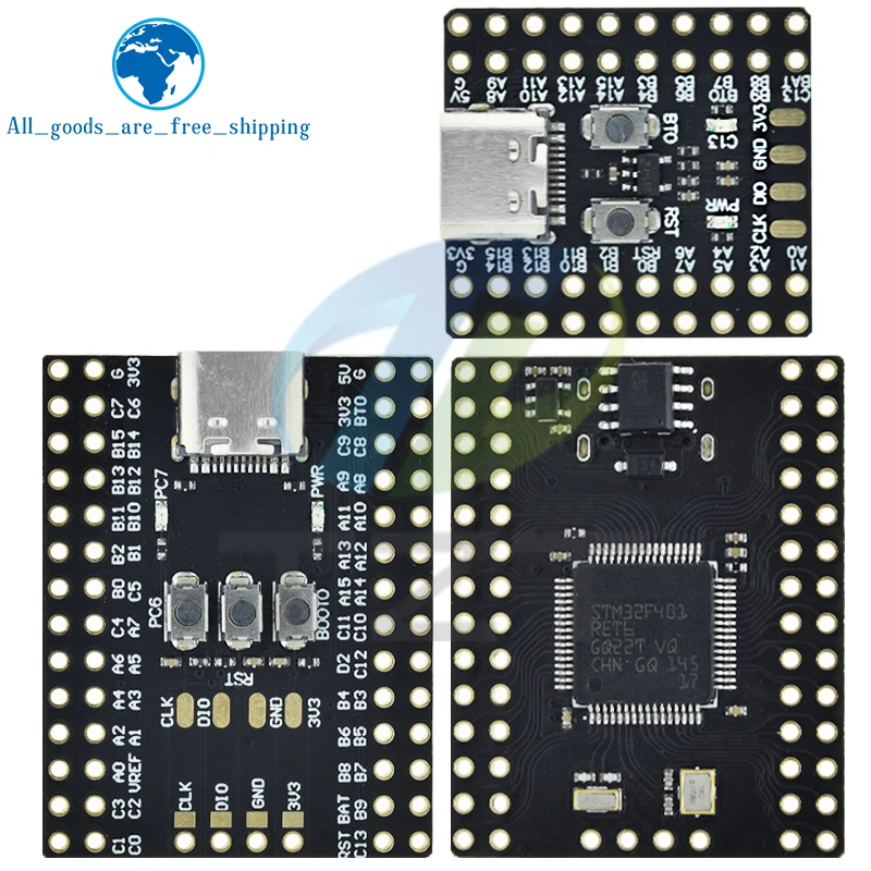 STM32F103C8T6/RCT6 STM32F401RET6 CH340 Entwicklungsboard – Bild 2