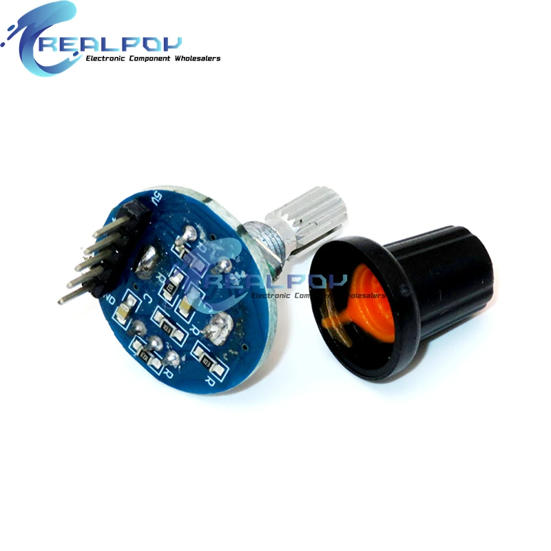 360-Grad-Drehgebermodul Drehpotentiometer Analoges Knopfmodul KY-040 – Bild 3