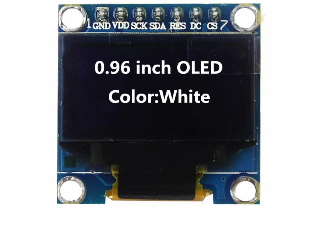 0,96 Zoll oled weißes Anzeige modul x 64 oled spi 7pin Treiber chip – Bild 5