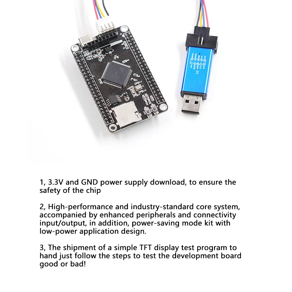 STM32F407VET6 PM32F407VGT6 STM32F407VGT6 Kernplatine – Bild 6