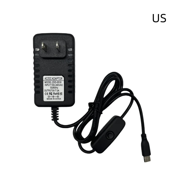 5V 3A Raspberry Pi 4 Modell B+ Netzteil USB Typ-C Port Netzteil AC – Bild 3