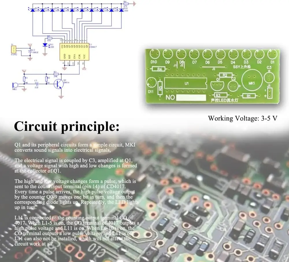 Lötübungsset Lernen Sie Lötsets DIY Elektronisches Lötprojekt – Bild 5