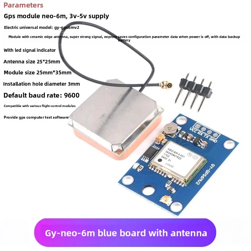 NEO-6M/7M/8M GPS-Modul für 51 MCU STM32, Arduino, APM2.5 Flight Control. Hohe Empfindlichkeit, geringer