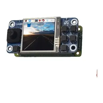 Raspberry Pi Zero 2W Mini-Spielekonsole mit 1,54 Zoll LCD-resistivem Touchscreen unterstützt Retropie