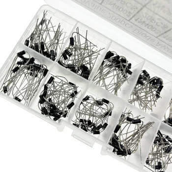 10 Werte Gleichrichterdioden-Sortiment-Set 1N4001 1N4002 1N4003 1N4004 1N4005 1N4006 1N4007 1N5817 (200 Stück)