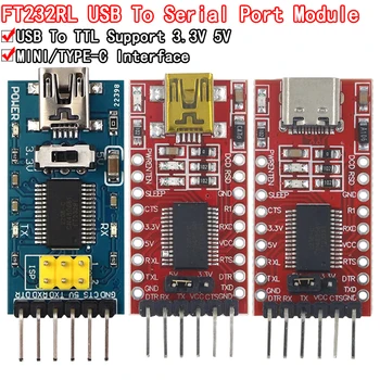 FT232RL FTDI USB 3,3 V 5,5 V zu TTL Serielles Adaptermodul für Arduino FT232 Pro Mini USB ZU TTL 232