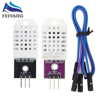 DHT22 Digitaler Temperatur- und Feuchtigkeitssensor AM2302-Modul + Leiterplatte mit Kabel