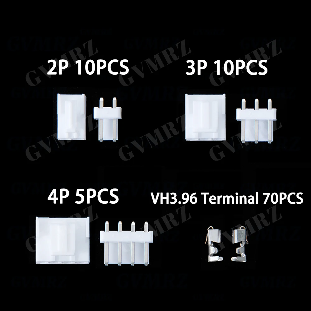 Box JST VH3.96 Pin-Steckverbinder 4-Pin JST VH 3,96mm (120 Stück) – Bild 6