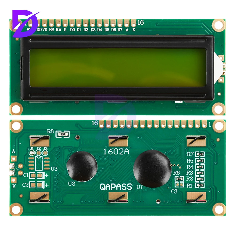 LCD1602 I2C Display Modul Blau Grüner Bildschirm 5V PCF8574 IIC – Bild 6